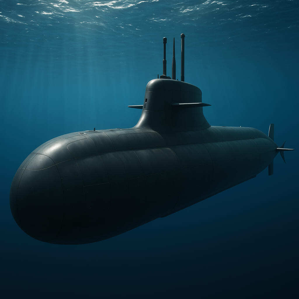 Digital rendring of an Uboat (1)
